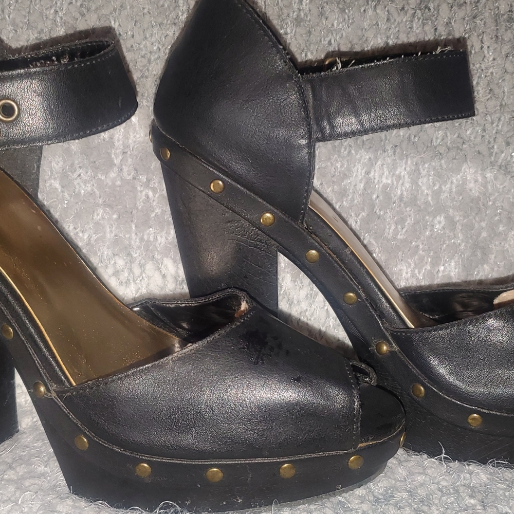 Black high heels